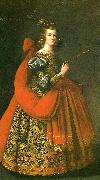 Francisco de Zurbaran st. ursula oil painting artist